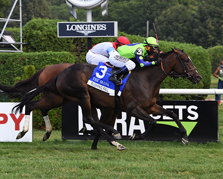 rushing falls wins the 2020 diana at saratoga