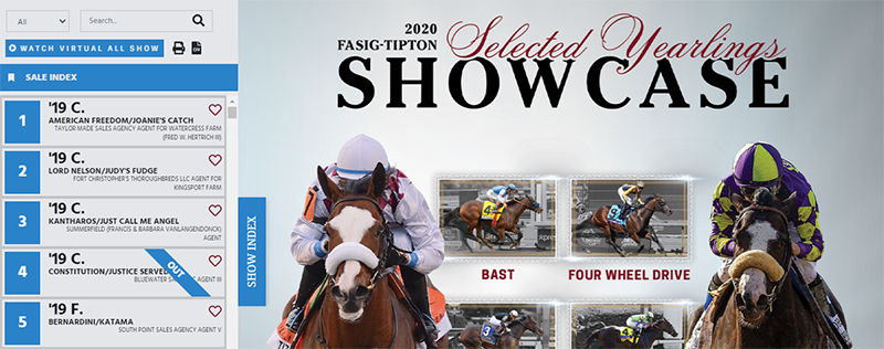 fasig tipton selected yearlings showcase