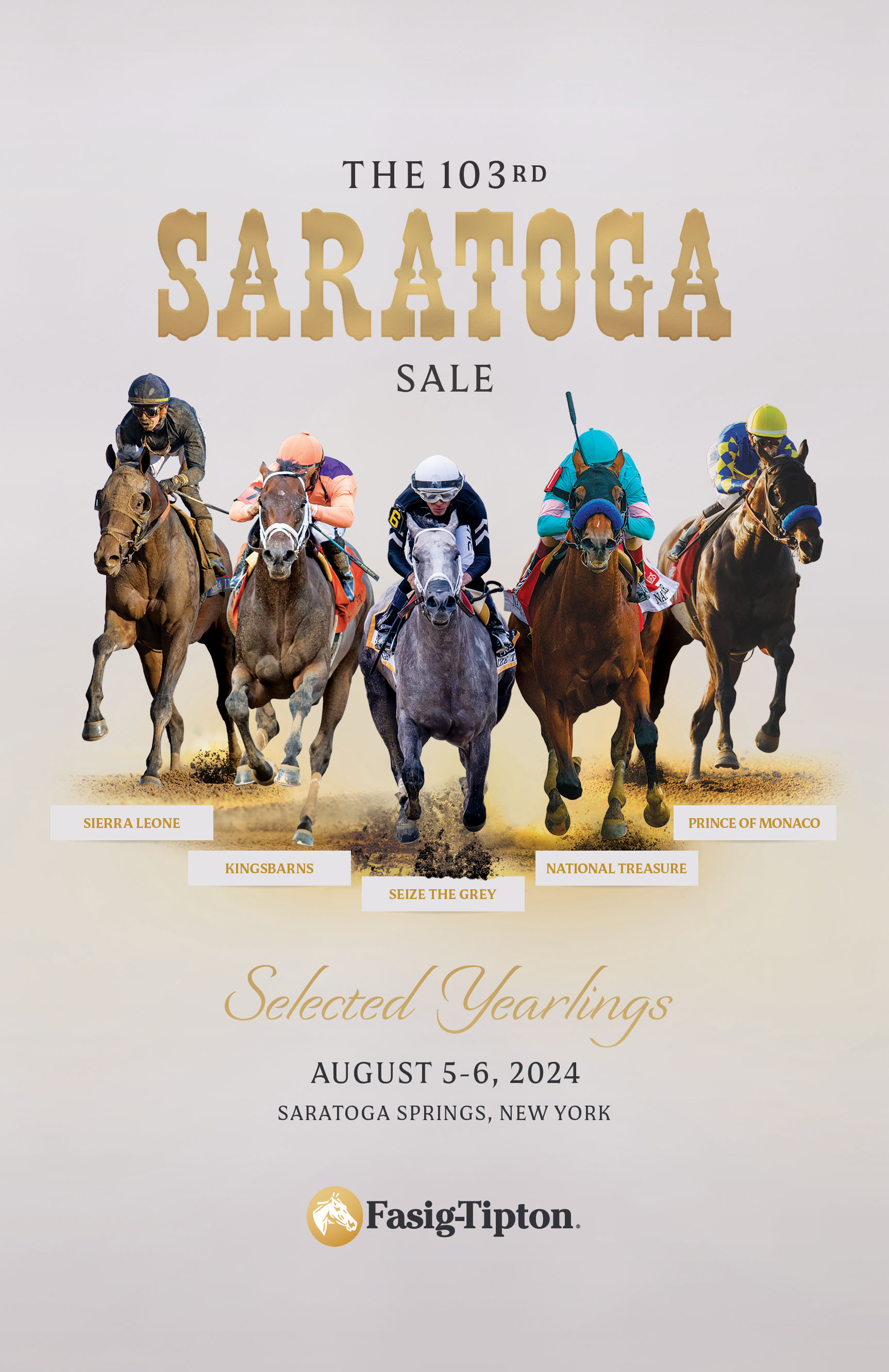 saratoga sale catalogue cover